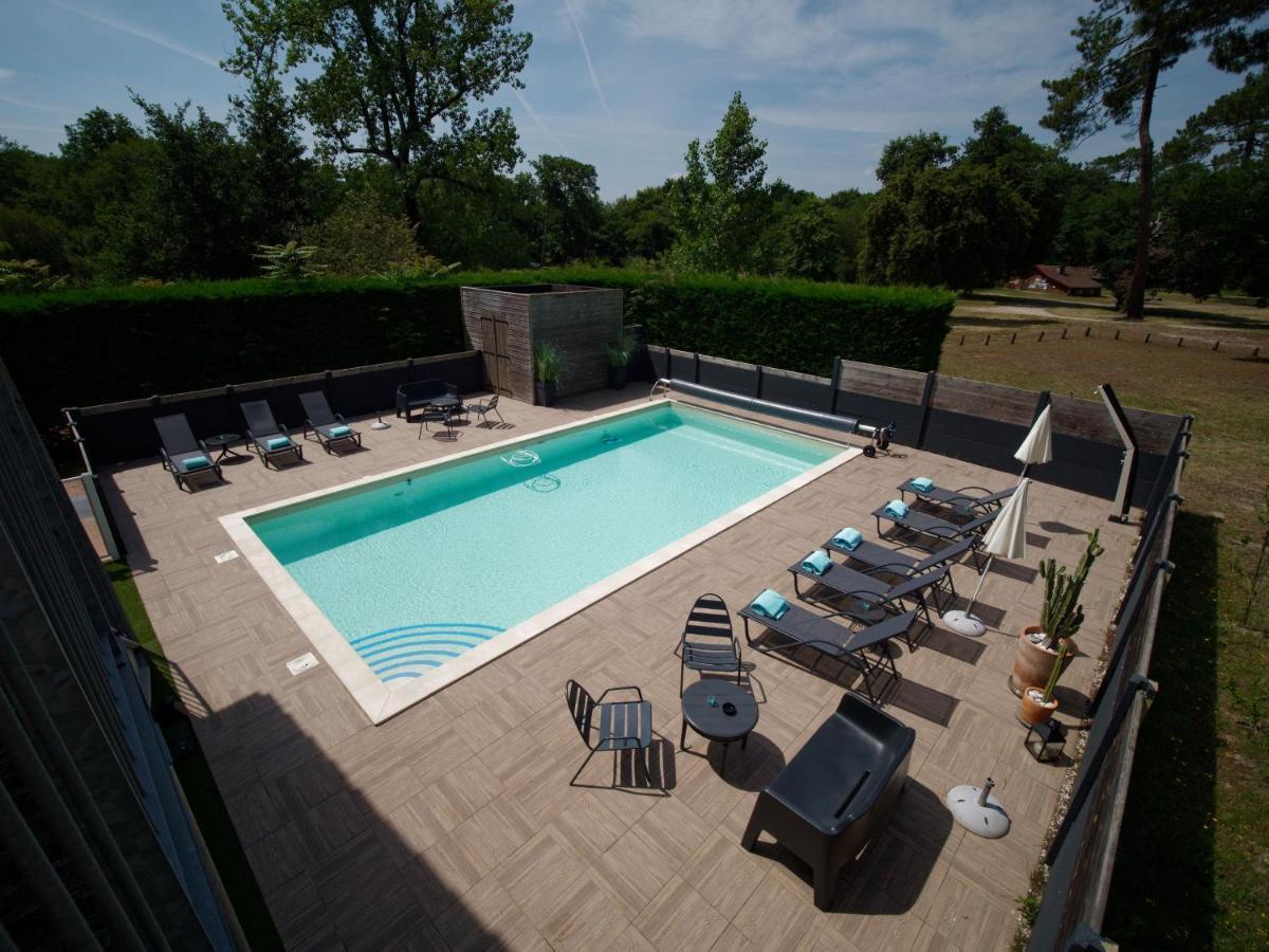 Hotel Au Bon Coin Du Lac Mimizan-Plage Exteriör bild